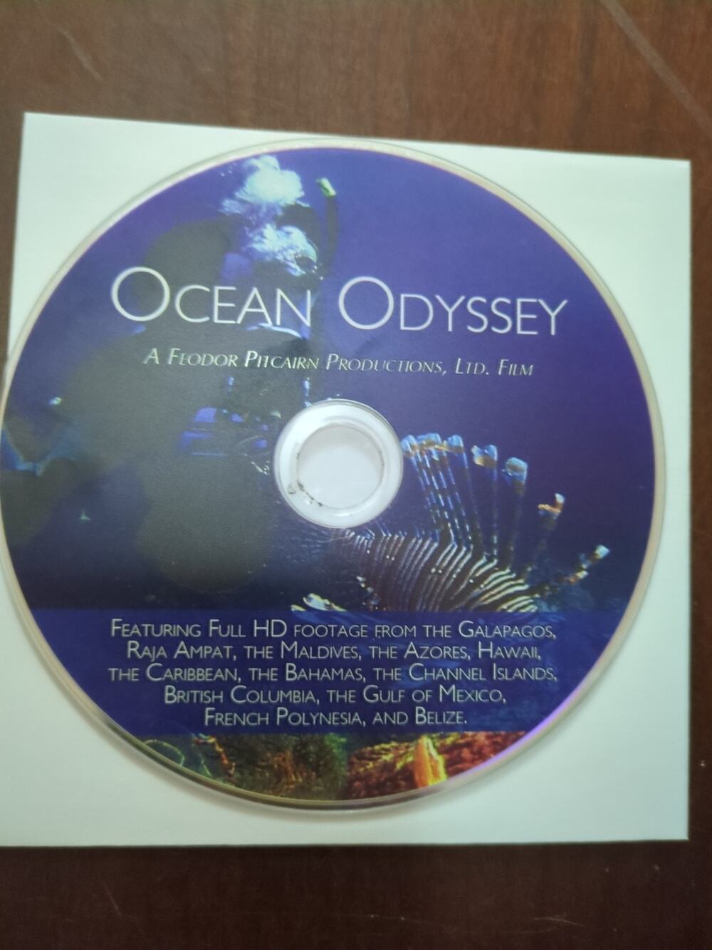 Ocean Odyssey DVD Smithsonian Sharks Underwater disc only